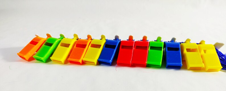 Party Decoration Support for neon party whistle photo booth party supplies 12 pieces