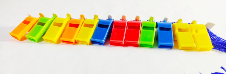 Party Decoration Support for neon party whistle photo booth party supplies 12 pieces
