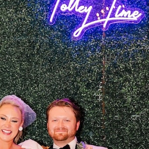 Last Name Neon Sign For Wedding Neon Sign For Photo Booth Neon Sign Mr and Mrs Neon Back Drop Sign Happily Ever After Neon