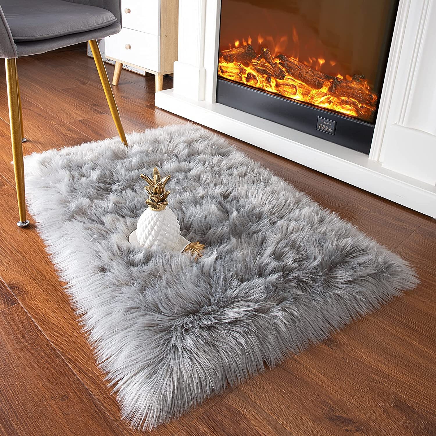 Alfombras súper suaves de piel de oveja sintética para | Etsy