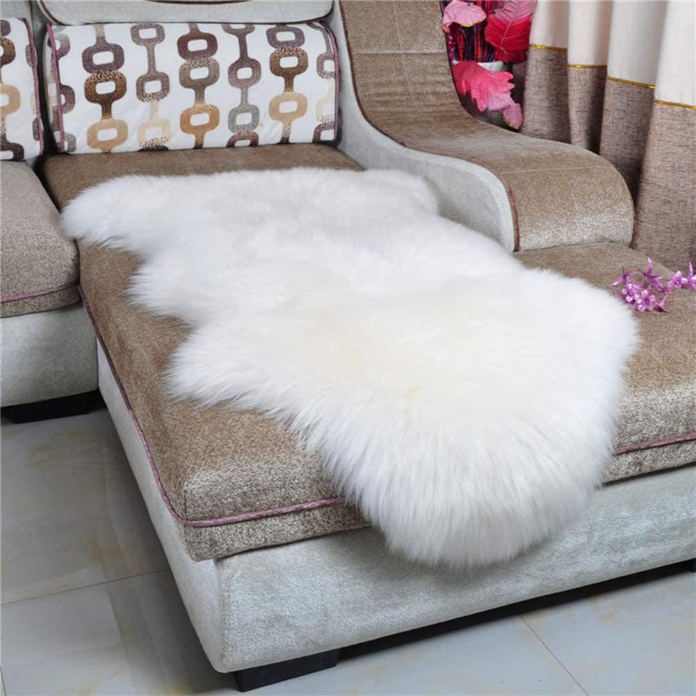 Classic Soft Faux Sheepskin Chair Cover Couch Stool Seat Etsy