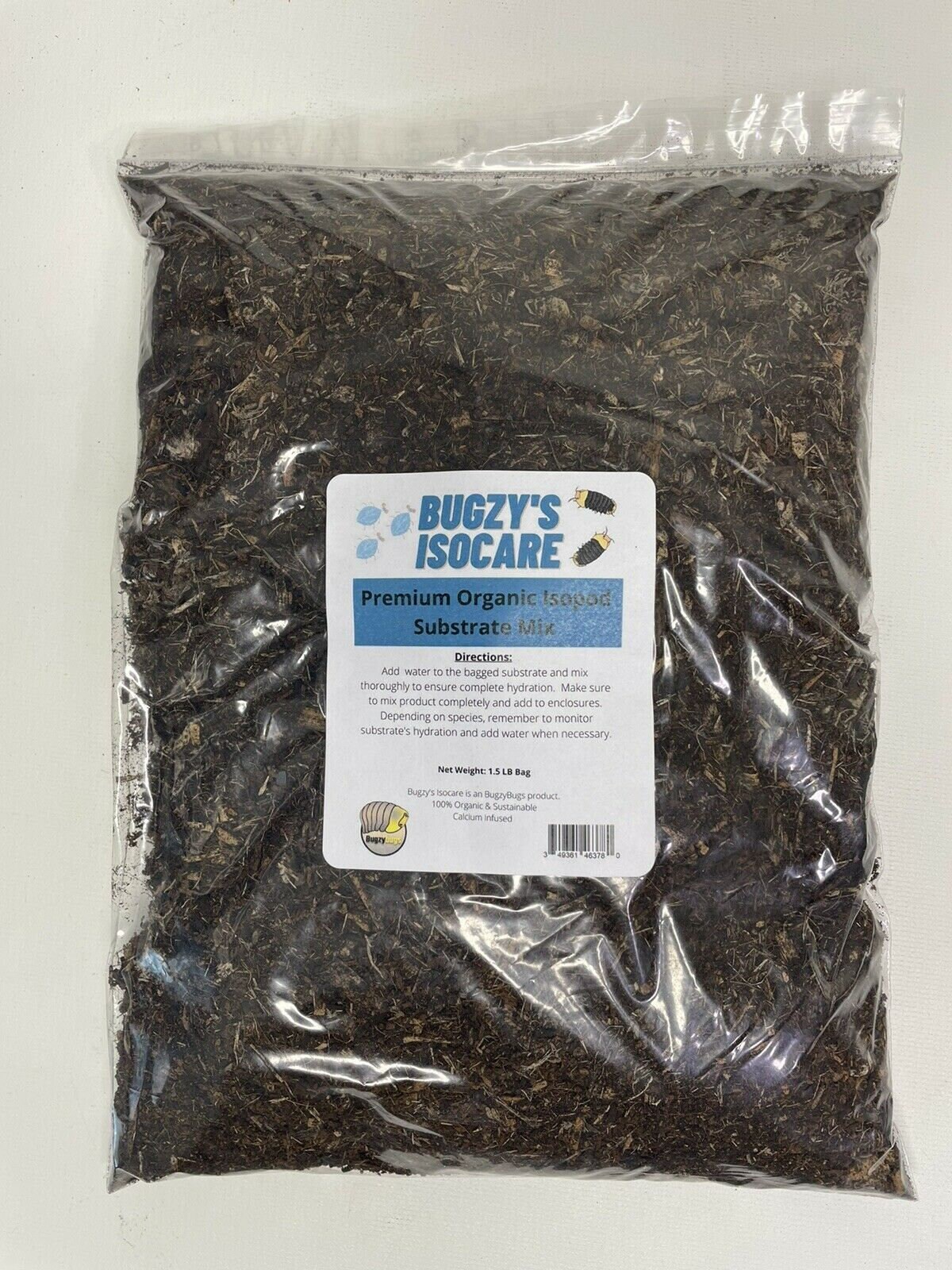 Isopod Substrate Mix Limestone Calcium Infused Bioactive Etsy