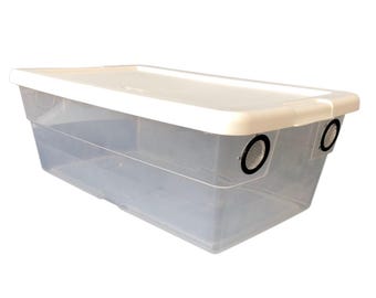 6 Quart Bioactive Vented Enclosure- Terrarium Container for Reptiles, Isopods, Invertebrates