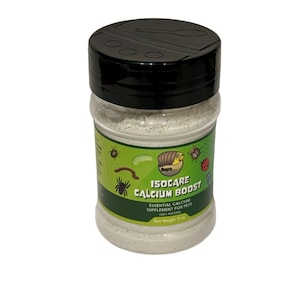 BugzyBugs Isocare Calcium Boost All-Natural Mineral Supplement for Healthy Strong Pets Dog Cats Reptiles Isopod Small Bugs