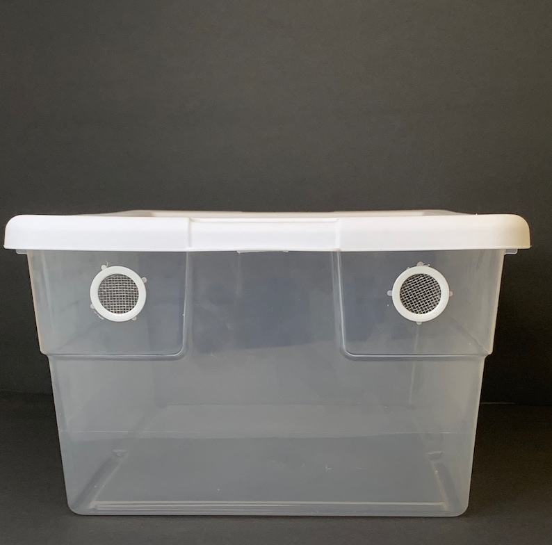 Vented Enclosure 16 Quart Reptile Isopod Terrarium Vivarium Container