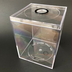 Reptile Acrylic Isopod Vented Enclosure 1 Inch Terrarium Vivarium Lizard Spider Isopods Reptiles