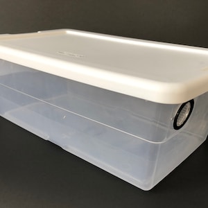 6 Qt Vented Reptile Enclosure: Terrarium Vivarium Container image 3