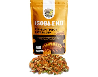 Isoblend Premium Isopod Food: w pełni naturalna mieszanka warzywna