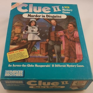 Clue 2 - Murder in Disguise - a VCR Mystery Game - 1987