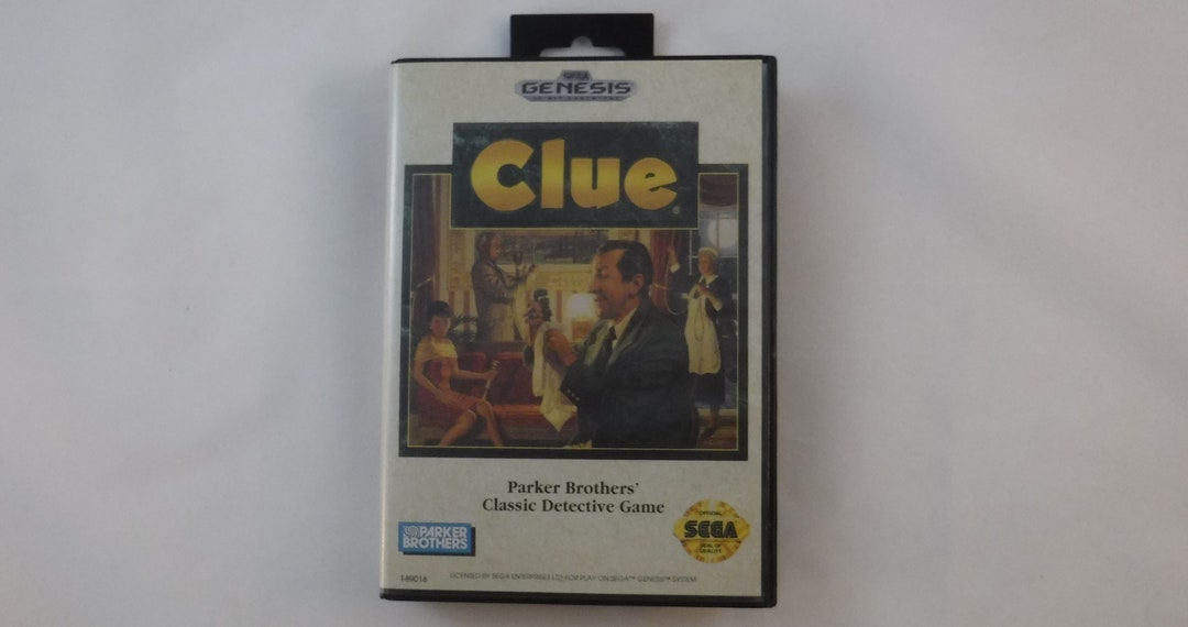 Clue for the Sega Genesis 1992 Etsy Clue for the Sega Genesis 1992 Etsy