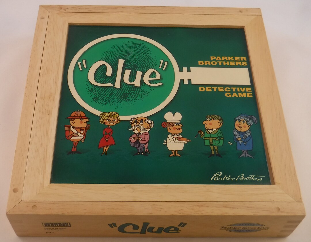 Clue Board Game 2002 Nostalgia Game Series - Etsy