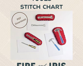 Tool Needlepoint Stitch Chart