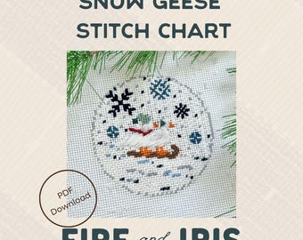 Snow Geese Stitch Chart