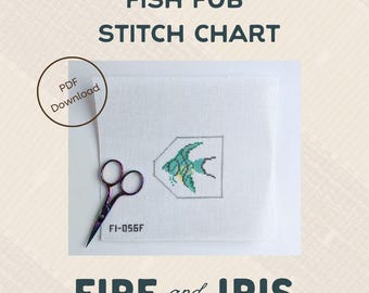 Shell and Fish Stitch Charts