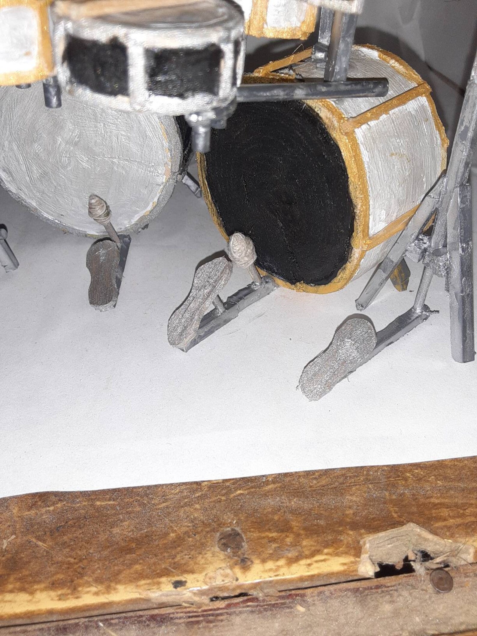 Miniature Double Bass/ Double Snare Drum Kit Etsy