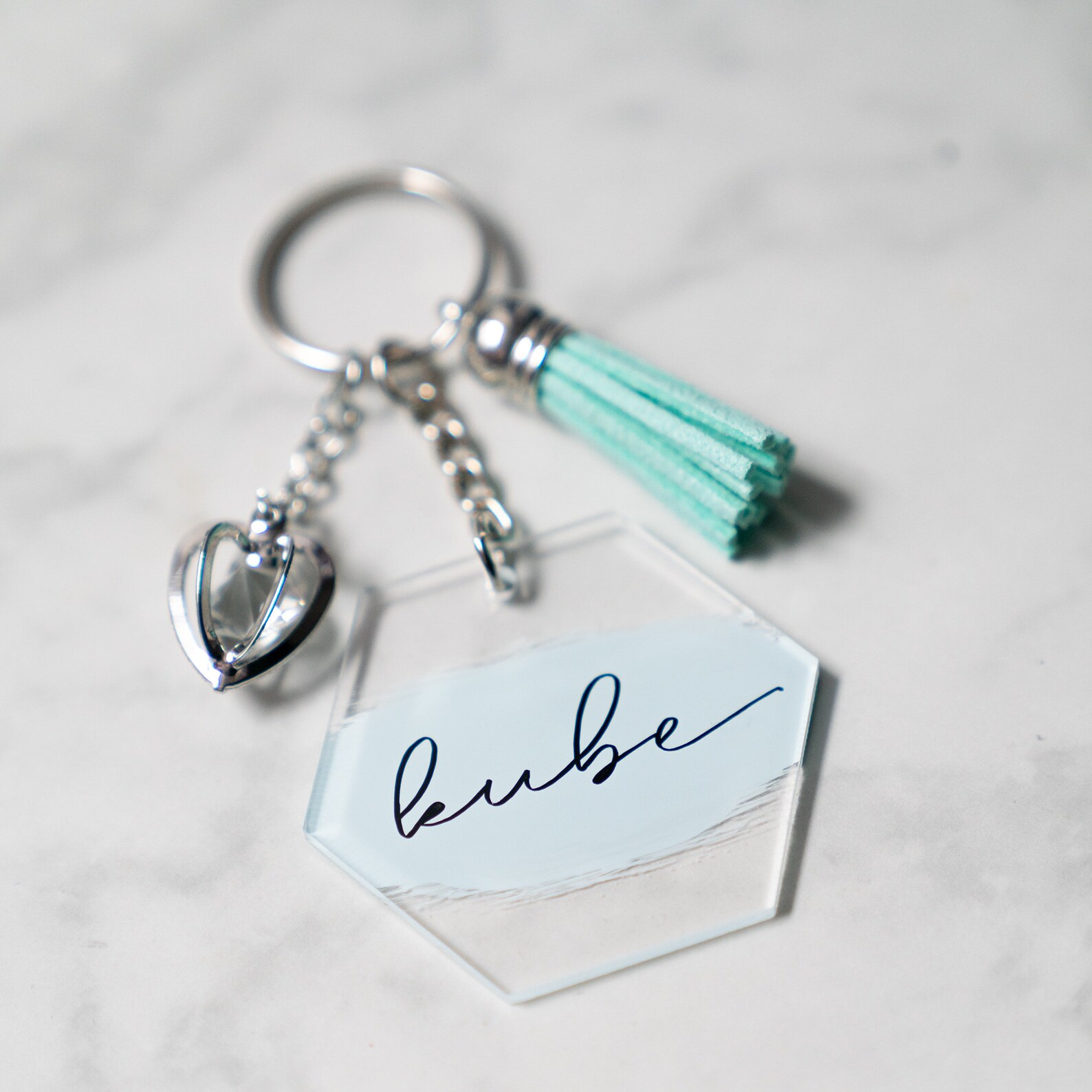 Personalised Keyring keyring Namepersonalised Giftspainted Etsy
