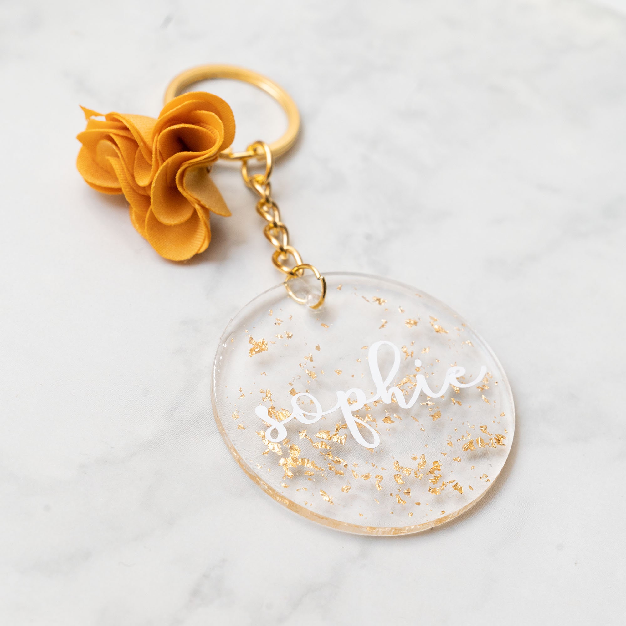 Personalised Keyring Resin Keyring Personalised Gifts Etsy