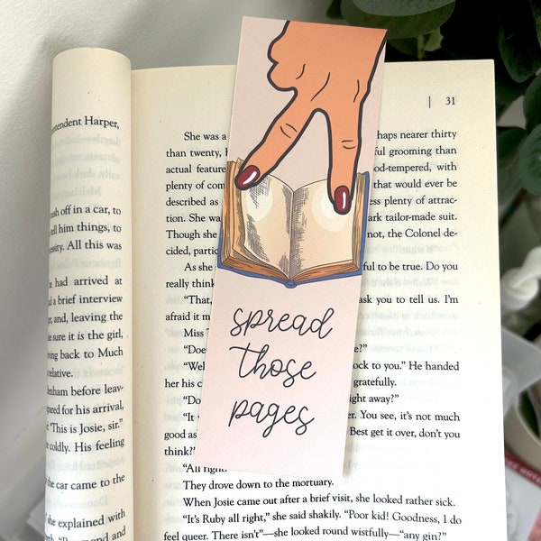Bookmark Paper - Etsy