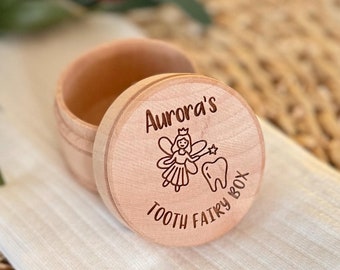 Tooth Fairy Box // Custom Engraved Wooden Tooth Fairy Box // Kids Gift // Personalized Tooth Fairy Box // Keepsake Box // Tooth Holder