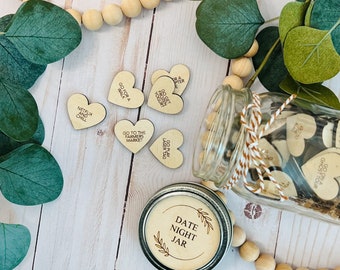 Date Night Jar // Valentine's Day Gift // Gift For Her // Gift For Him // Couples Gift // Wedding Gift // Anniversary Gift