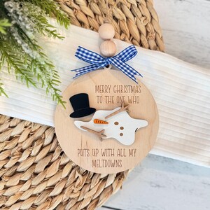 Funny Friend Christmas Ornament // Significant Other Funny Christmas Ornament // Best Friend Christmas Gift // Funny Spouse Christmas Gift
