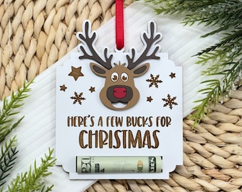 Christmas Money Card // Christmas Gift // Christmas Card // Money Holder Christmas Card // Kids Stocking Stuffer // Christmas Money Clip