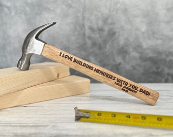 Personalized Engraved Hammer // Custom Engraved Hammer // Fathers Day Gift // Dad Birthday Gift // Gift For Dad // Personalized Gift For Dad
