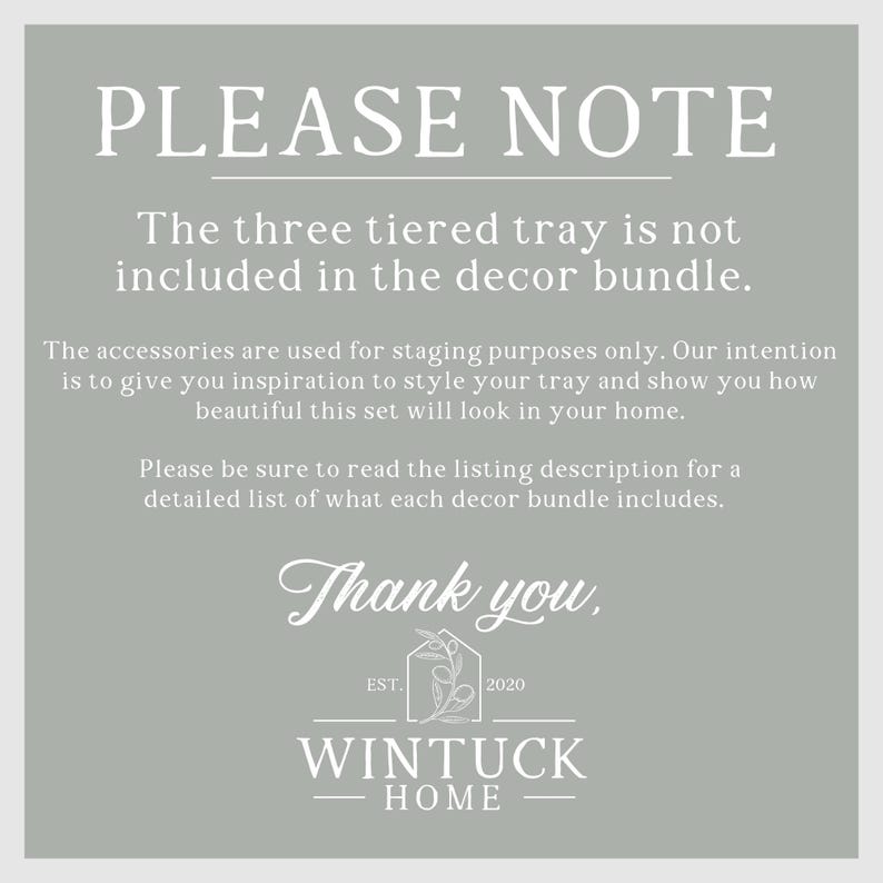 BUNDLE // Hot Cocoa Themed Tiered Tray Decor // Christmas Tiered Tray Signs // Winter Tiered Tray Decor // Christmas Tiered Tray Decor image 5