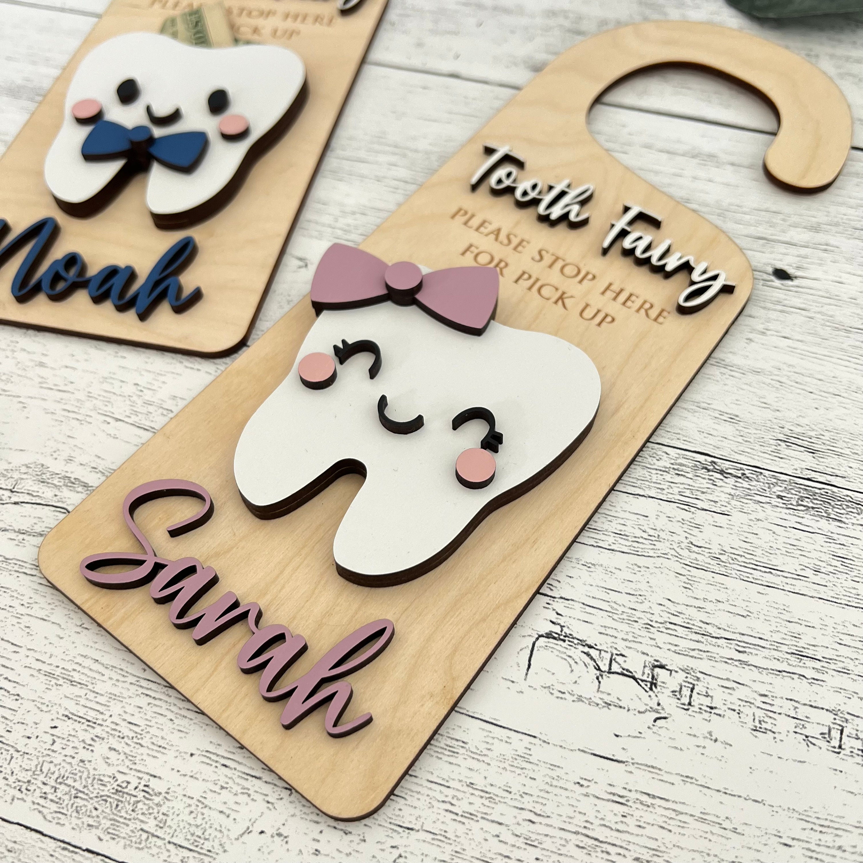 Tooth Fairy Door Hanger // Personalized Tooth Fairy Door Hanger ...