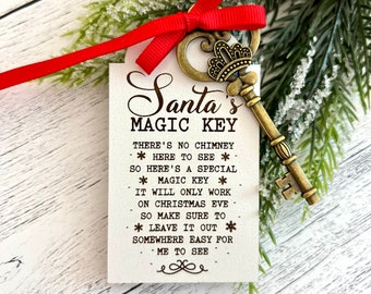 Santa's Magic Key // Kid's Christmas Eve Box // Santa's Magical Key // Santa's Special Key // Christmas Keepsake // Kid's Christmas Activity