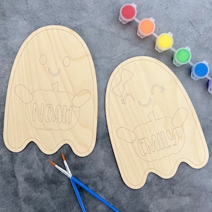 Kit de pintura DIY // Cartão de pintura artesanal DIY personalizado // Atividade personalizada de Halloween para crianças // Kit de pintura de Halloween // Artesanato infantil de Halloween