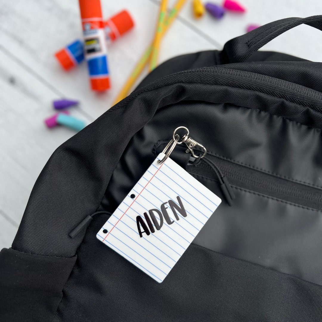 Personalized Back Pack Tag // Custom Name Tag // Back to School ...