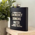 Emergency Drinking Water Flask // Funny Flask Gift for Men // Novelty Liquor Flask // Gag Gift for Him // Groomsmen Gift Idea