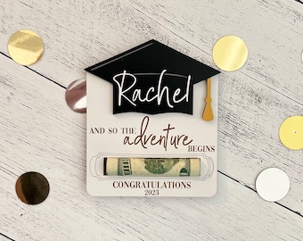 Carta regalo per la laurea // Regalo di laurea // Biglietto di laurea // Carta regalo per la laurea con porta soldi // Diploma di scuola superiore // Laurea universitaria