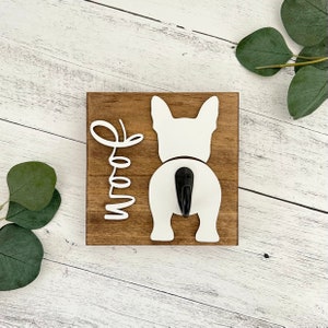 Custom Dog Butt Leash Holder // Custom Dog Silhouette Leash Hook // Personalized Pet Leash Hook // Dog Butt Leash Hanger // Dog Lover Gift
