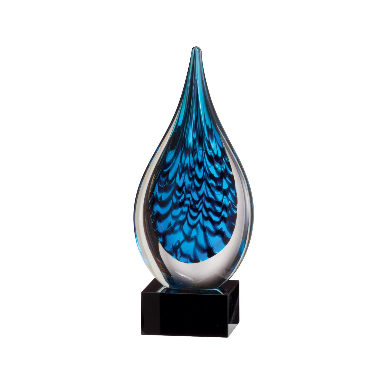 Clean Environment Water Drop Art Glass Award Etsy