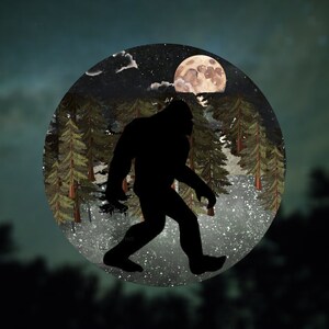 Bigfoot Sticker- Sasquatch Sticker- 100% Waterproof - For Laptop - Hydroflask - Waterbottle - Laptop - Decal