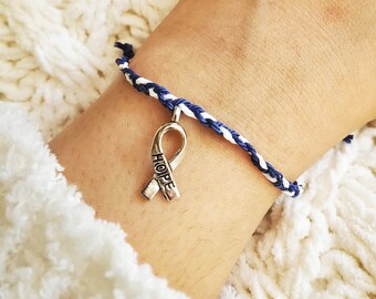 Knock Out ALS Bracelet Knock Out Amyotrophic Lateral Sclerosis ALS Fundraiser Gift Red Awareness Ribbon ALS Supporter Gift