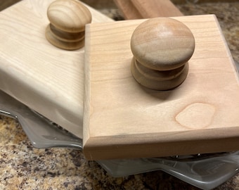 Handmade Cherry Clapper 4” Square