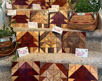 Wood Barn Quilt Christmas Tree