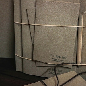 Little Brown Paper Notebooks/Journals