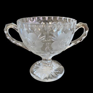 VINTAGE Crystal Small Candy Jar