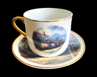 VINTAGE Thomas Kinkade Thee set