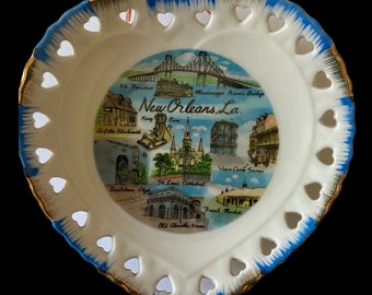VINTAGE New Orleans Ceramic Plate