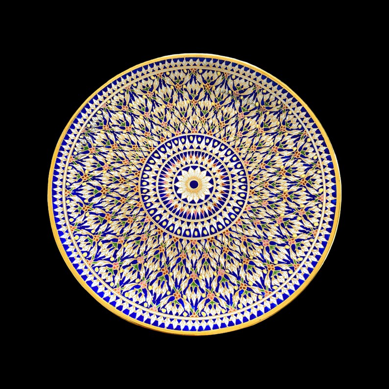 VINTAGE Handpaint Plate Etsy