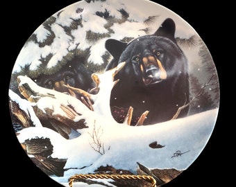 VINTAGE Eyes Of The Wild Collection Plate