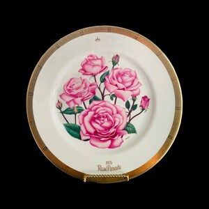 VINTAGE All-America Rose Selections Plate