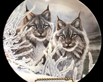 VINTAGE Eyes Of The Wild Collection Plate