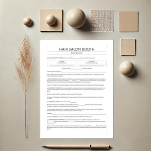Hair Salon Booth Rental Agreement