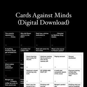 Criminal Minds Cards Against Minds digitale download kaartspel